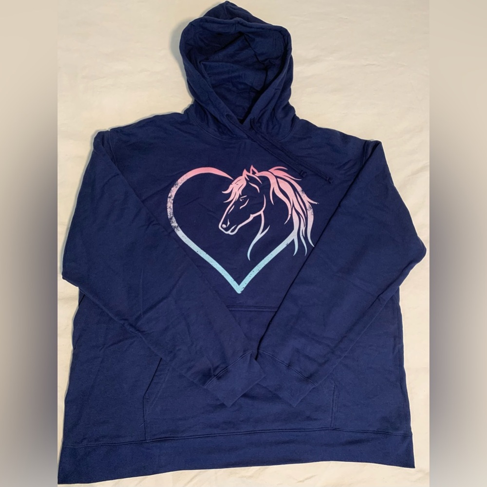 ✨New✨without tags | Blue hoodie | Size: 2XL